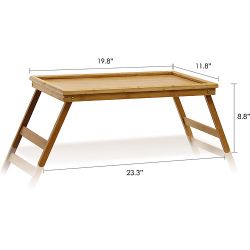 Bed Tray Bamboo Laptop
