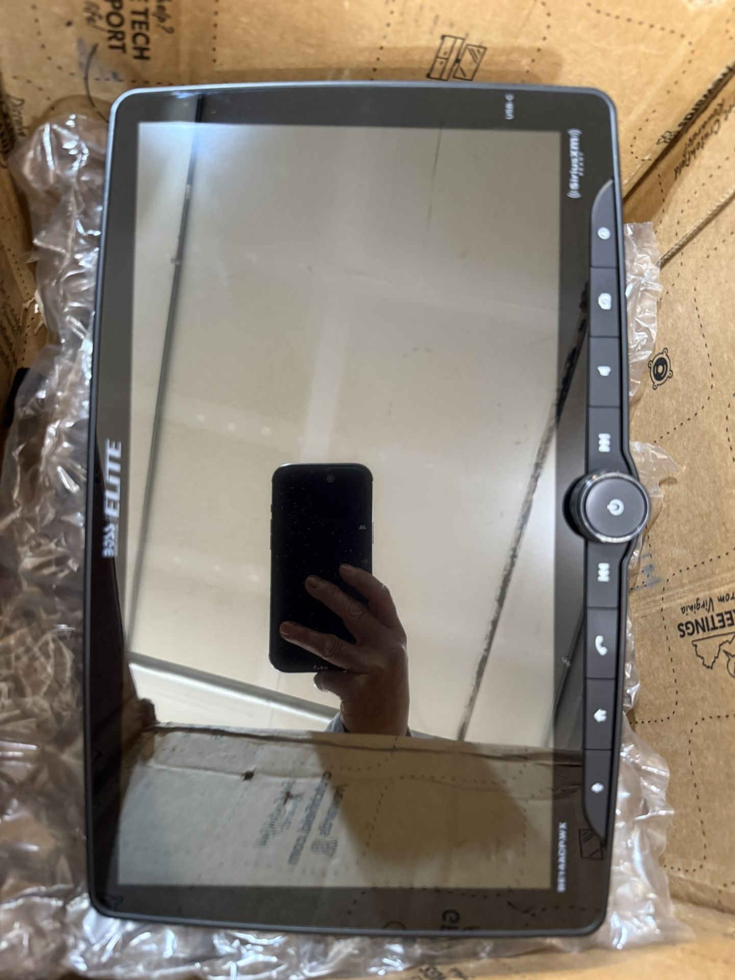 BOSS Audio Systems Elite BE14ACP.WX Single DIN Car Stereo Wireless Apple CarPlay, Android Auto, 14 Inch Touchscreen,