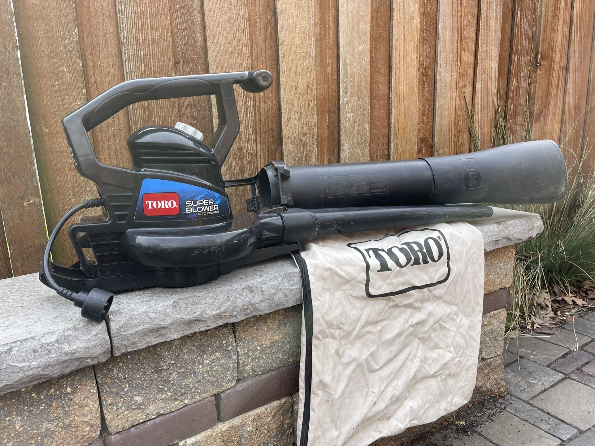 Toro super blower 215 cheap mph