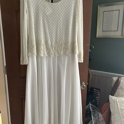 Elegant Beaded Formal Long DesignerGown SzXL