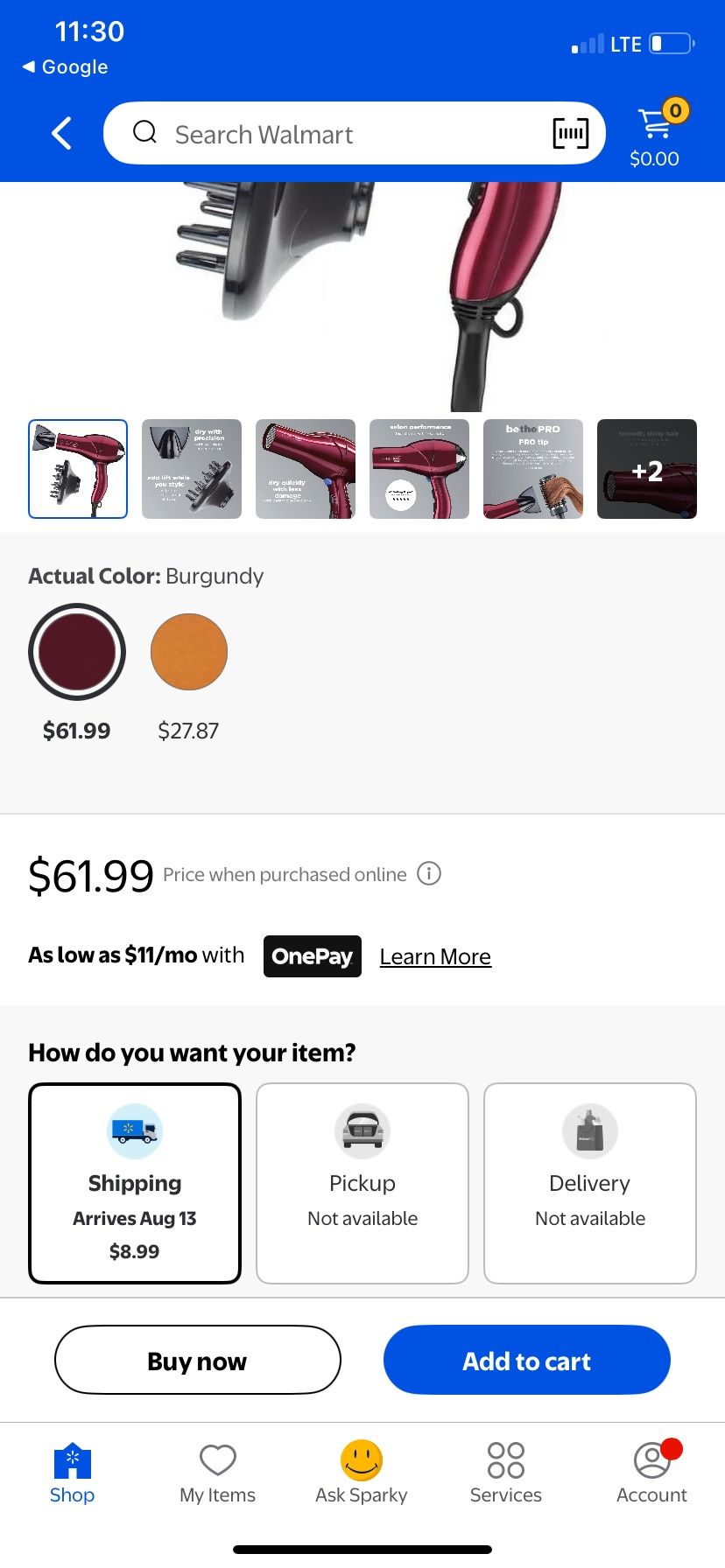 InfinitiPro ConAir Hair Dryer
