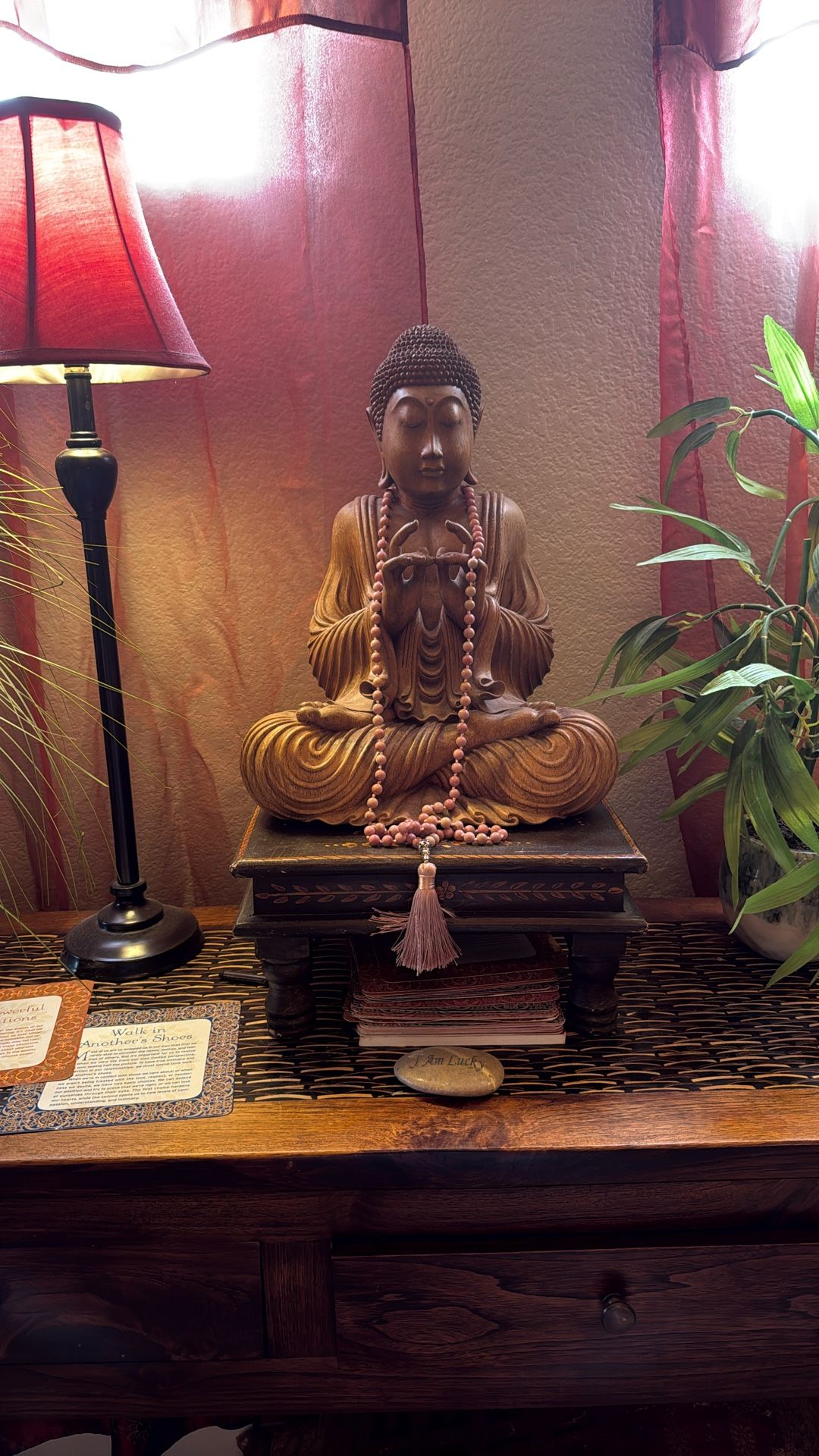 Carved Wooden Buddha