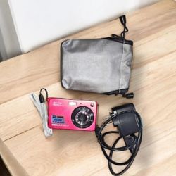 Aberg Best	ABcam 218 21.0 MP Compact Portable Digital Camera Red