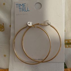 Big HoopsEarrings 2" From Walmart, Worn Once