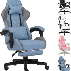Gaming Chair, Computer Office Chair with Footrest