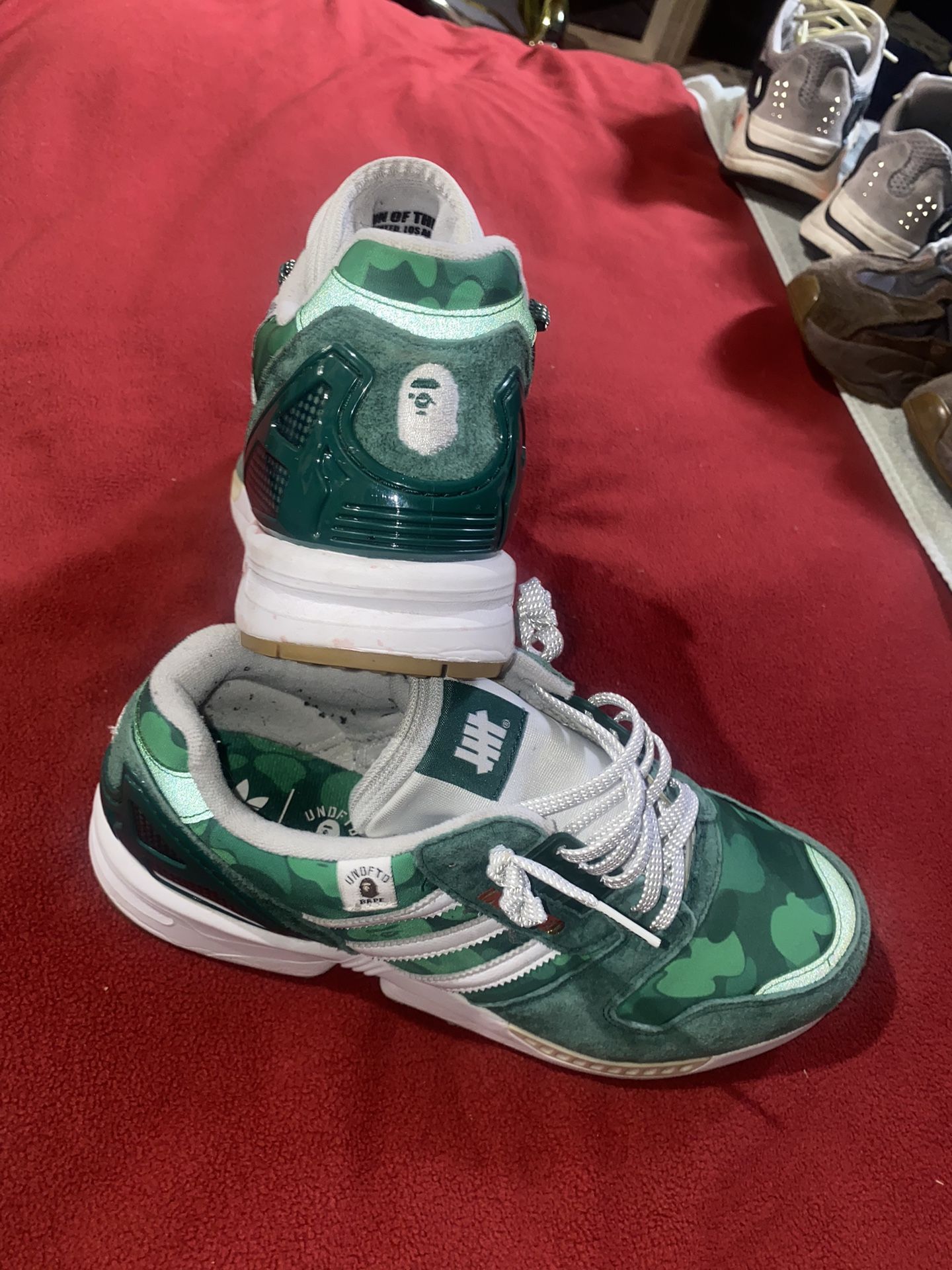 Bape x Adidas Green Camo