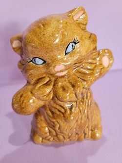 Possibly Haunted Porcelain Vintage Cat