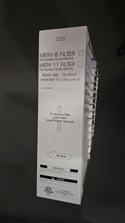 FILXXCAR0016 - FILTER MERV 8 16X25X4 FOR FILCAB