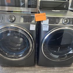 5.0cu.ft Front Load Washer &7.8cu.ft Gas Dryer Set With One Year Warranty 