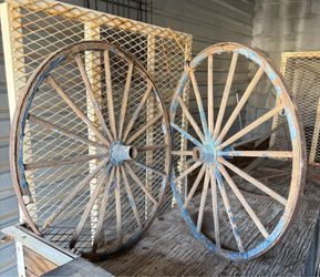 Antique Wood Spoke Wheels