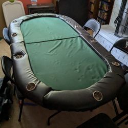 10 Person poker Table