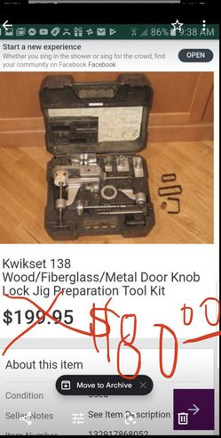 Kwikset Kit ...REDUCED PRICE❗️