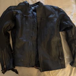 san diego motorosa padded leather motorcycle jacket