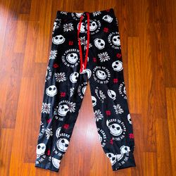 Disney Tim Burton’s Nightmare Before Christmas Women’s Lounge Pants Size Small
