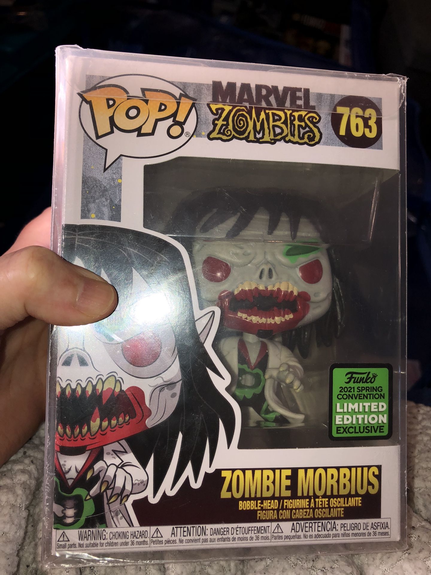 FUNKO POP ZOMBIE MORBIUS #(contact info removed) Excl. Limited Edition 