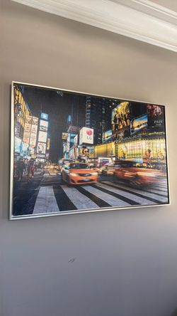 NYC picture with custom framing