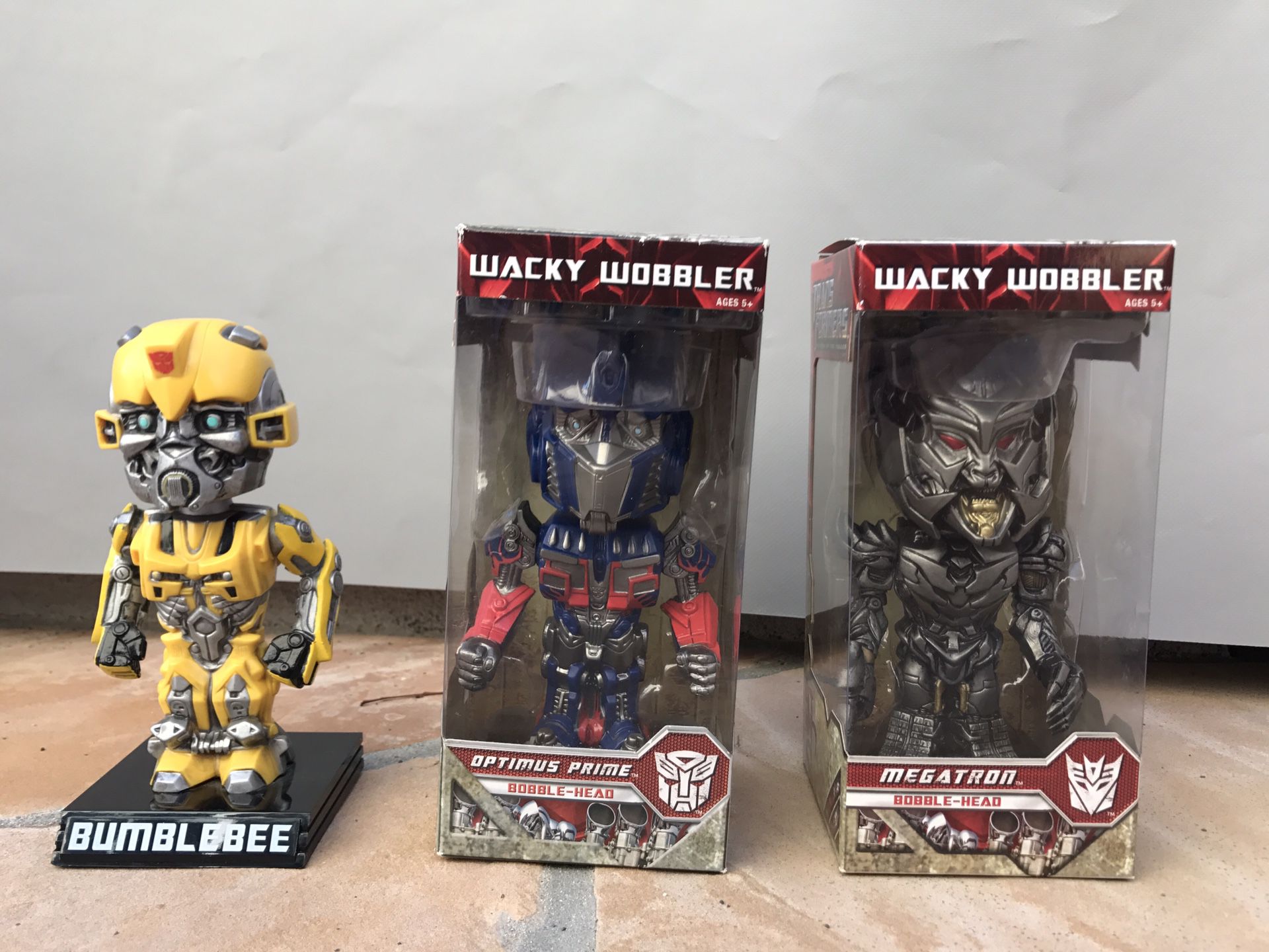 Transformers Wacky Wobbler Bobblehead Set