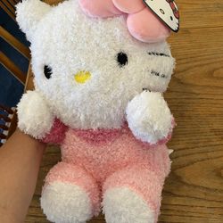 Brand New 16” Tall Sanrio Hello Kitty Soft Plushy 
