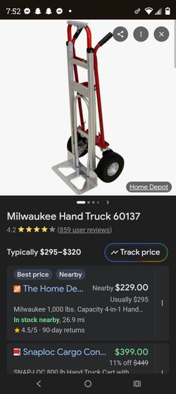 Milwaukee Hand Truck 60137