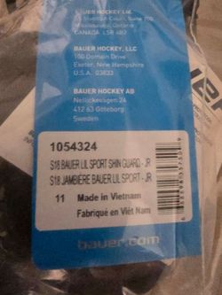 Bauer lil Sport Shin Guards