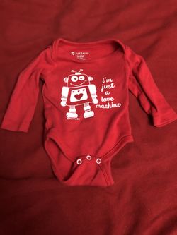 Baby Valentine’s Day Onesie 