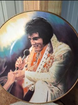 Vintage Loving You Elvis Remembered collectible plate Elvis Presley
