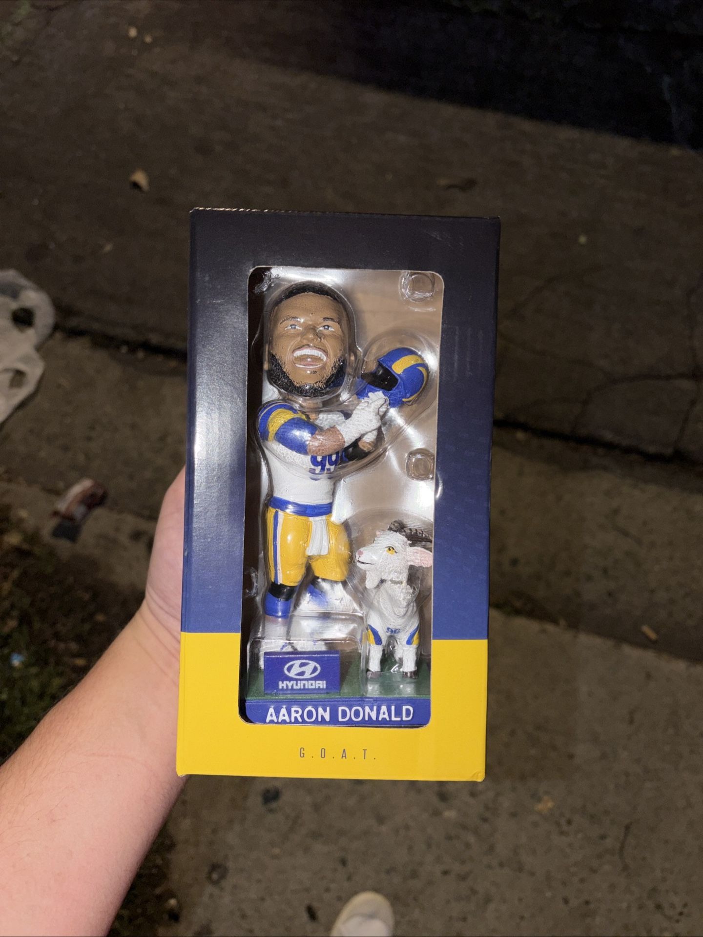 Aaron Donald bobblehead goat