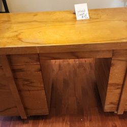 Antique Real Wood Desk 