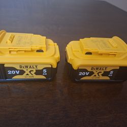 BRAND NEW: DEWALT BATTERIES!