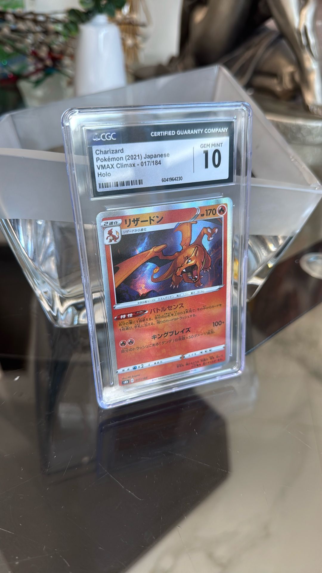 Pokémon JP Charizard Holo CGC 10 Gem Mint