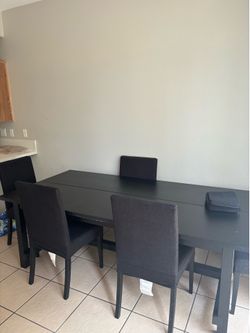 Large dining table