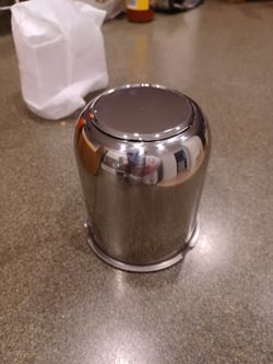 Four Piece 3.19-in Stainless Steel Wheel Center Caps