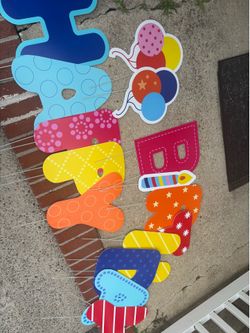 HAPPY BIRTHDAY YARD SIGNAGE