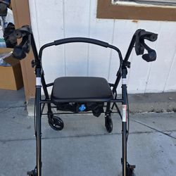 Medline Rolling Walker w/seat