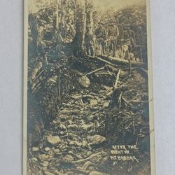VTG RPPC Photo Postcard Soldiers Military War Death Morbid Bodies Skull Babsak