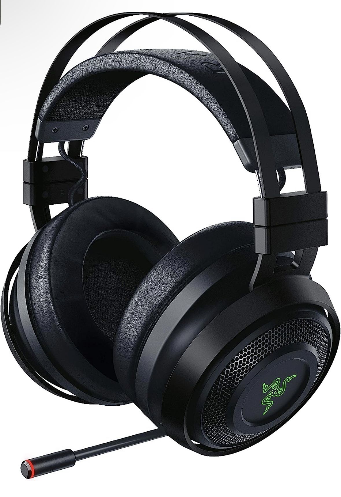 Razer Nari Ultimate Wireless 7.1 Surround Sound Gaming Headset: For PC, PS4, PS5 - Black(DAMAGE BOX)