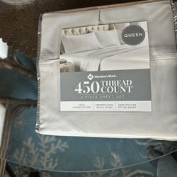 NEW- 450 Tread Count 4 Piece Queen Sheet  Set (Pick Up In Vero Beach, FL)