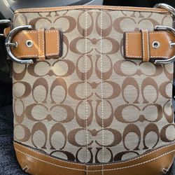 Coach beige Purse