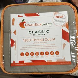 Peach Skin Extra Deep Pocket Sheets. 
