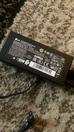   The LG AC adapter, model number DA-38A25, which has an output of 25V 1.52A,