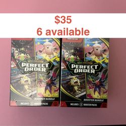 Pokemon perfect order booster bundle