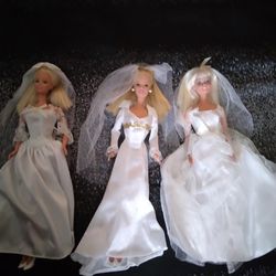 Barbie Doll's Wedding Dresses Mint Fashion Avenue You Choose One 