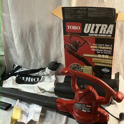 Toro Ultra Electric Blower Vac Model 51599 - Complete