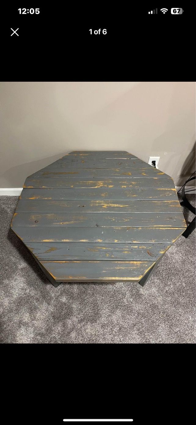 Rustic End Table