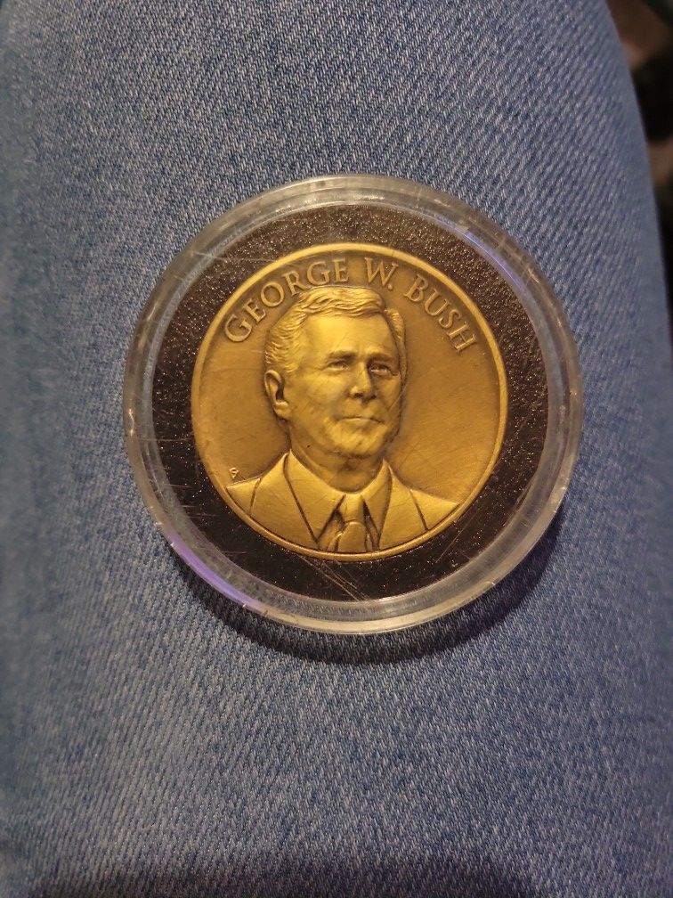 43rd President Of The United States George Bush Inauguration Challenge Coin