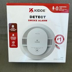 Hardwired Interconnected Smoke Detector with Photoelectric Sensor