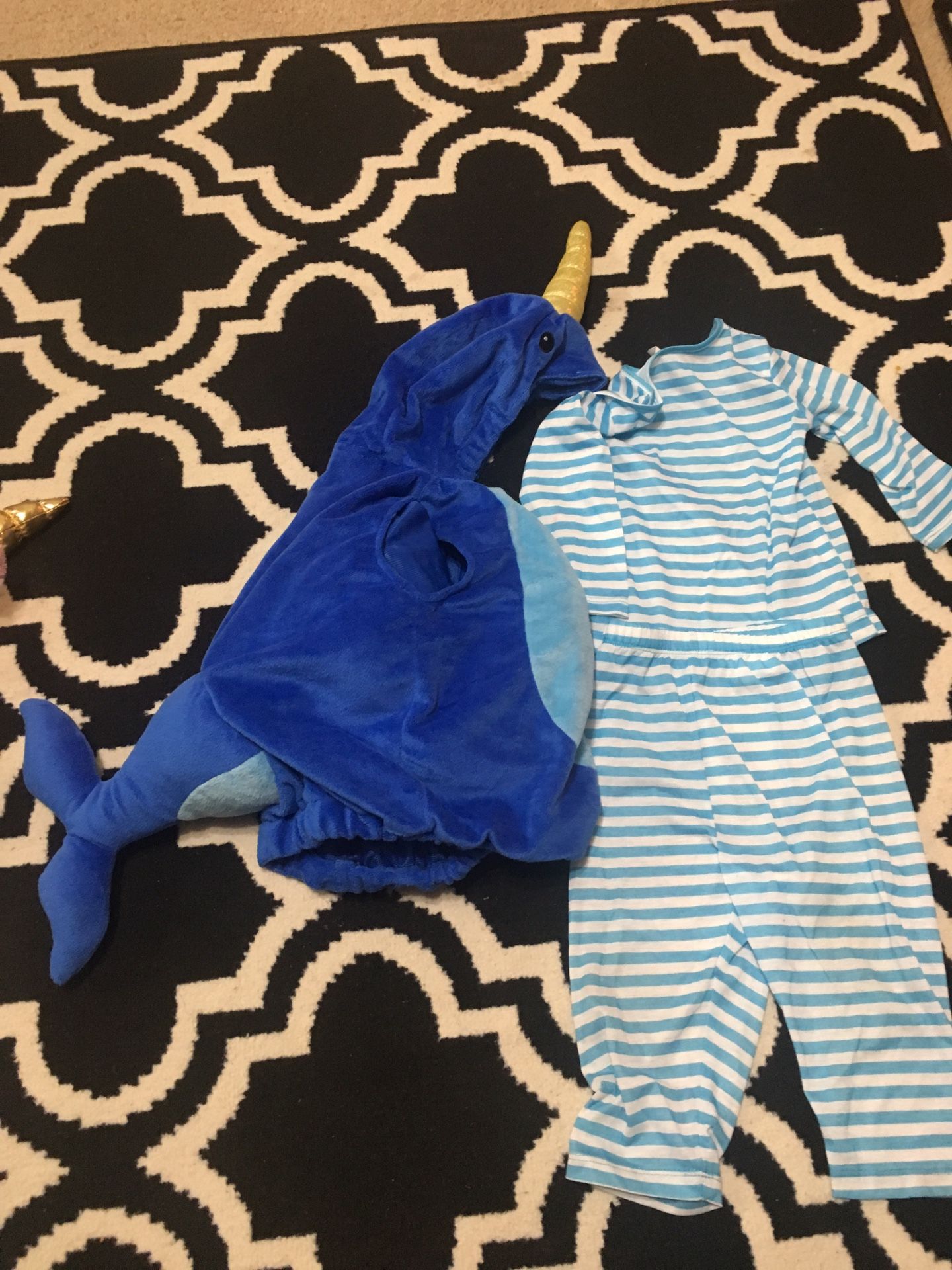 Halloween Costume- Blue whale Infant Boy 6M-12M
