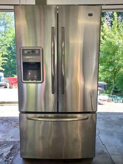 Maytag Stainless Steel Refrigerator Freezer