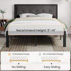 Full Size Bed Frame New In Box No Mattress Included 