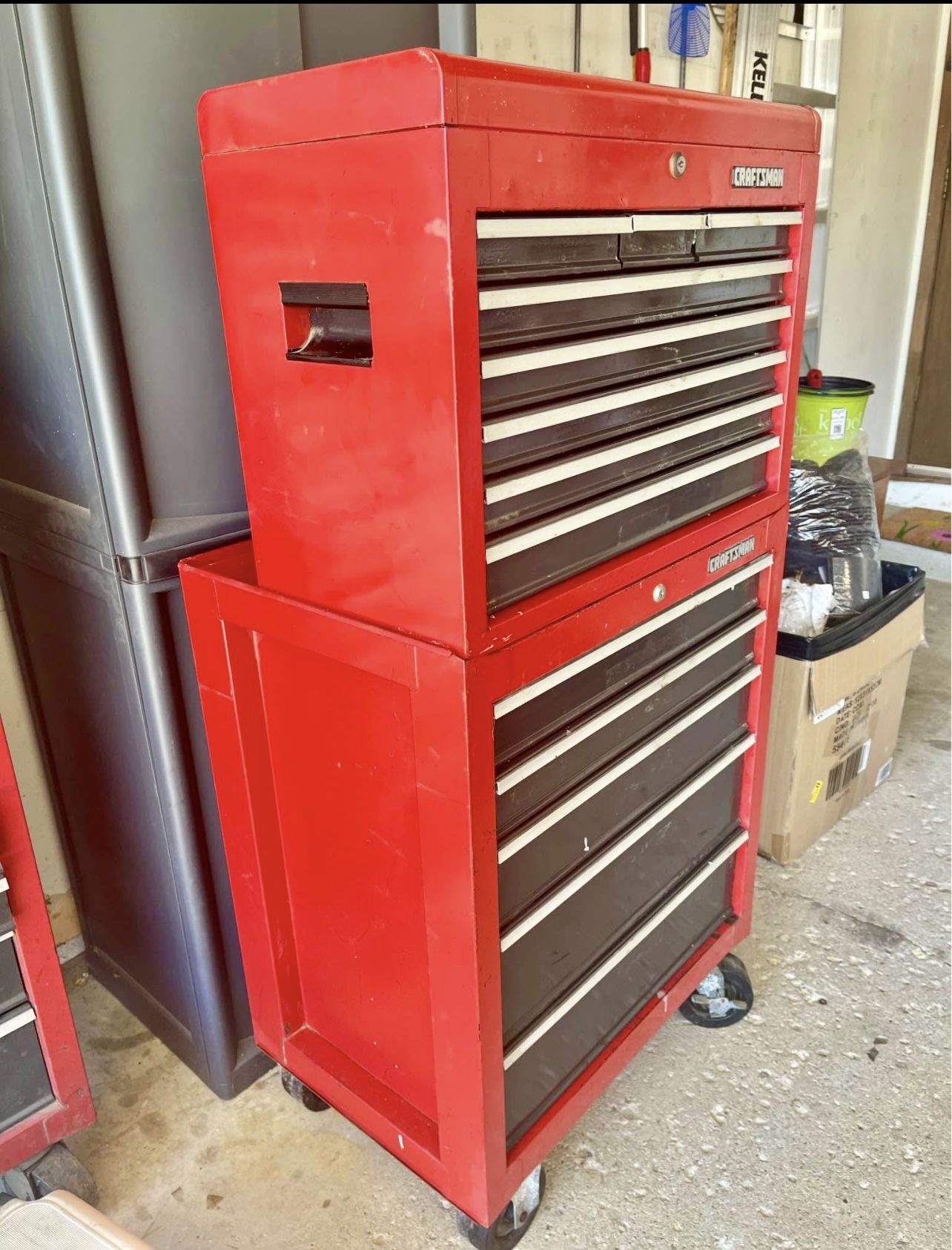 Craftsman Top And Bottom Toolboxes